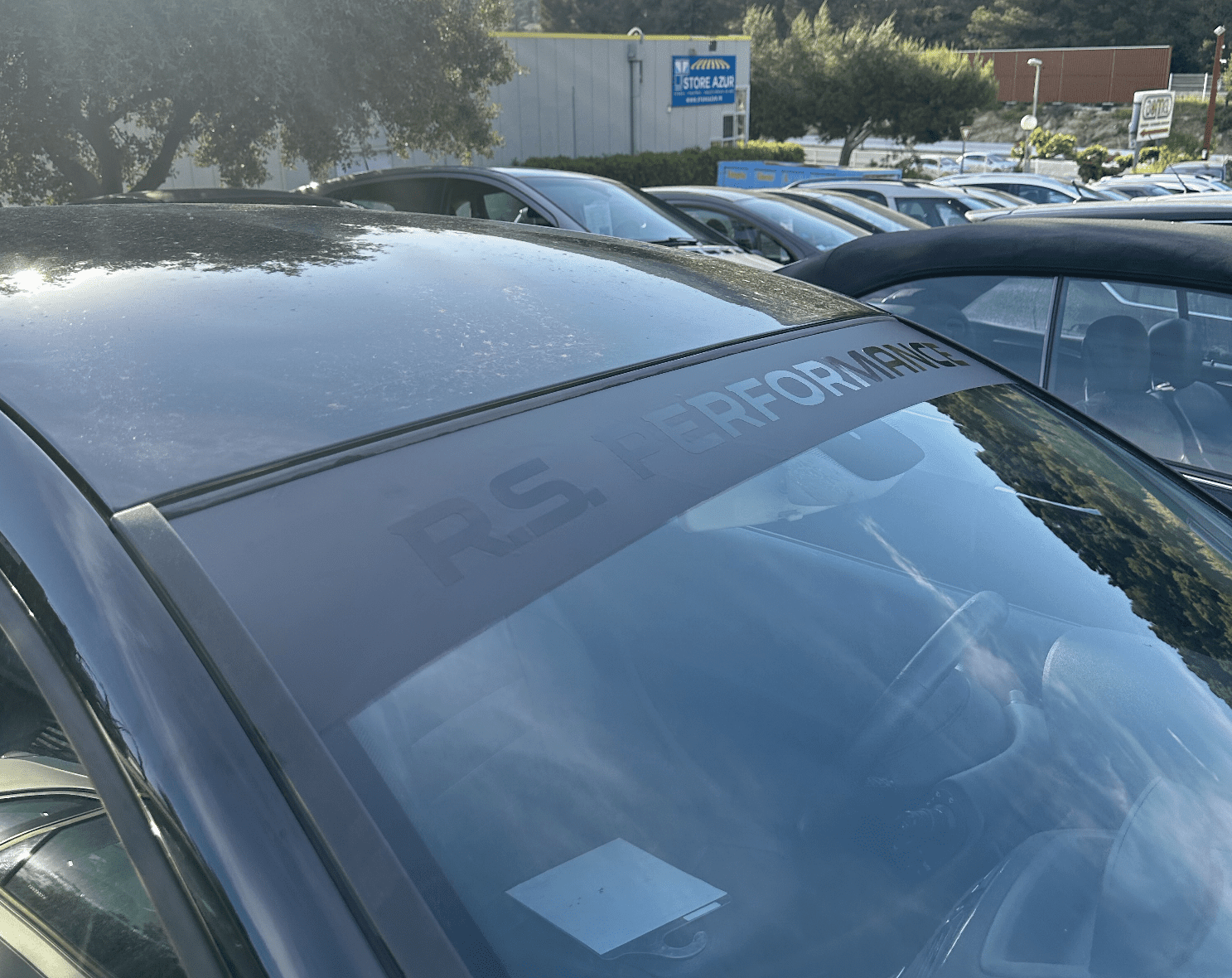 Bandeau RS PERFORMANCE NOIR MAT/BRILLANT