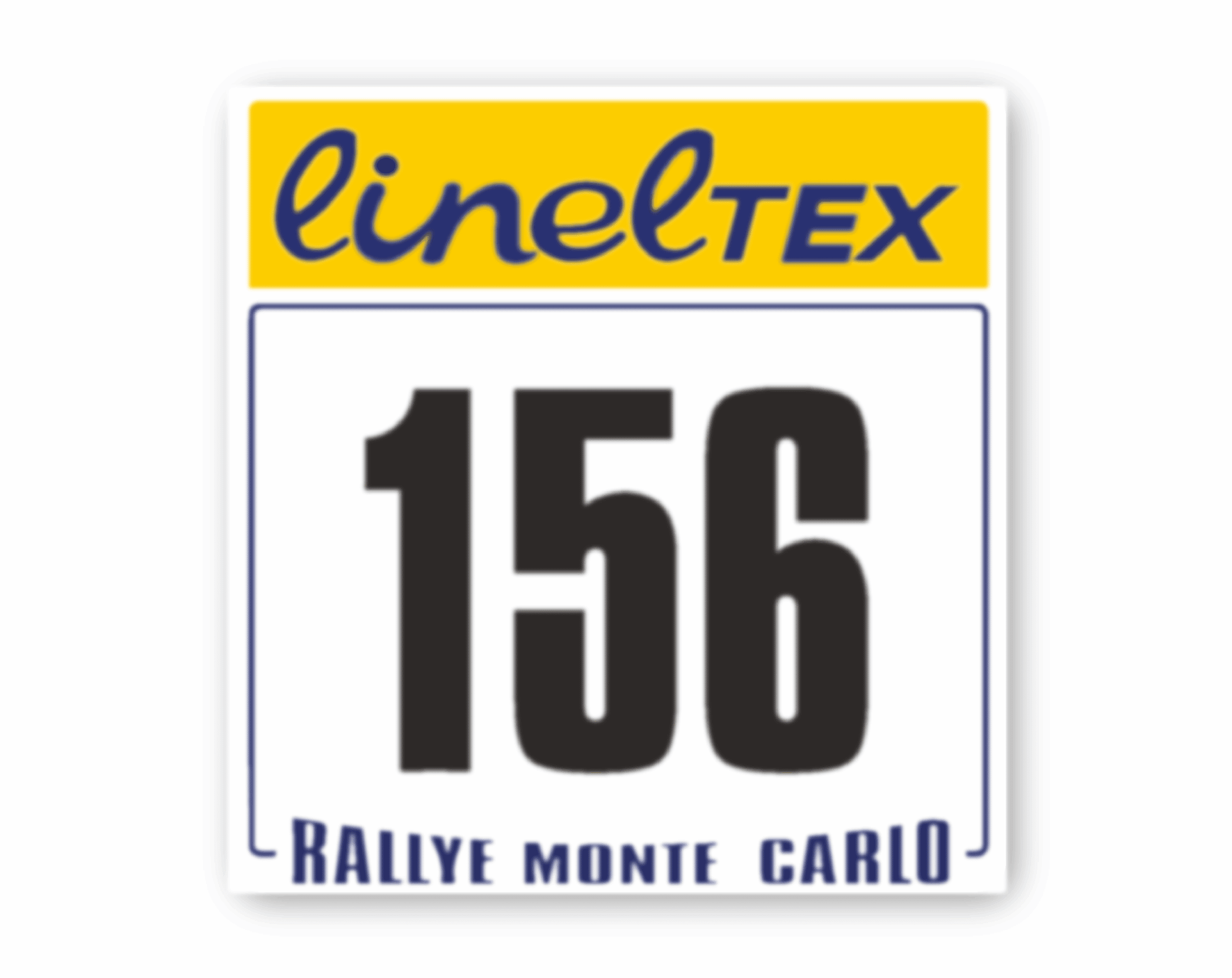 Sticker porte latéral Lineltex "Rallye Monte-Carlo" – Image 2