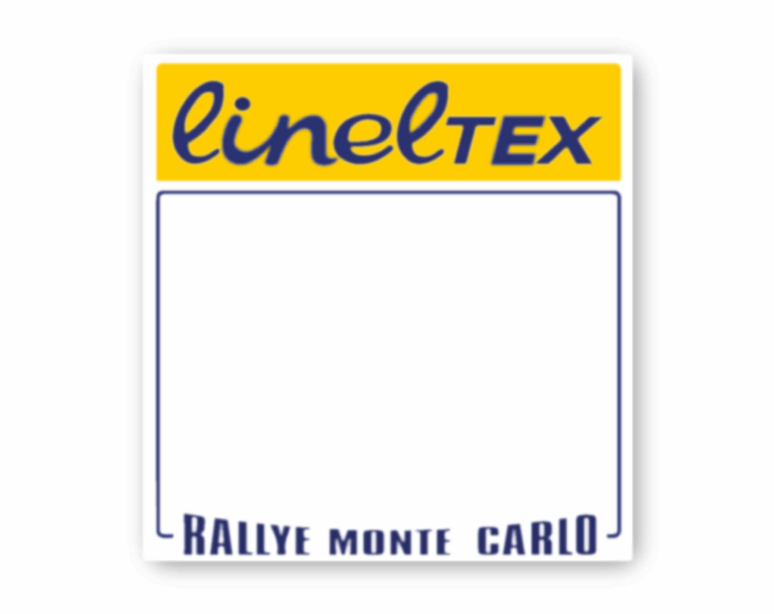 Sticker porte latéral Lineltex "Rallye Monte-Carlo"