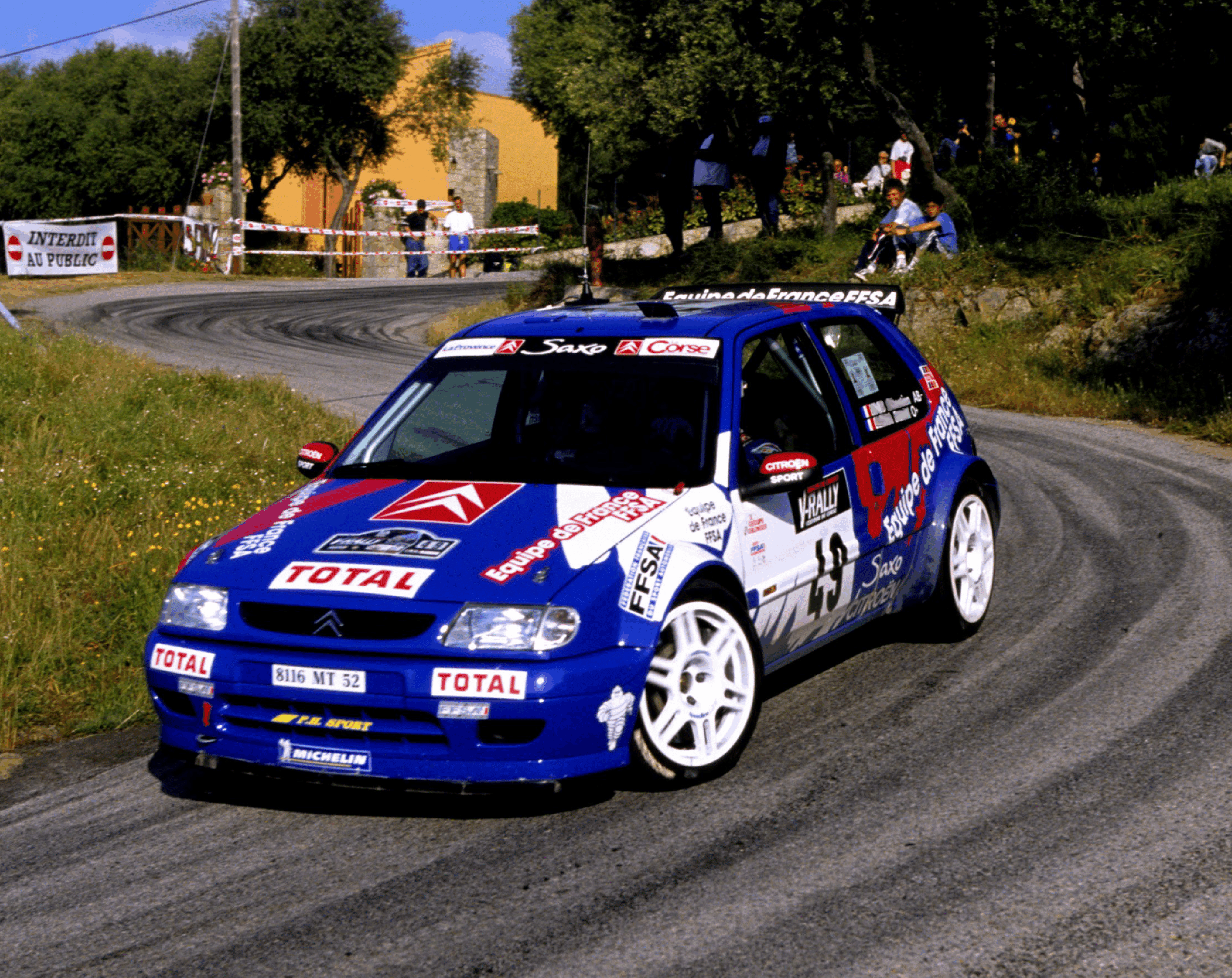 Sticker porte latéral V-RALLY Rallye de france "43e Tour de corse" – Image 3