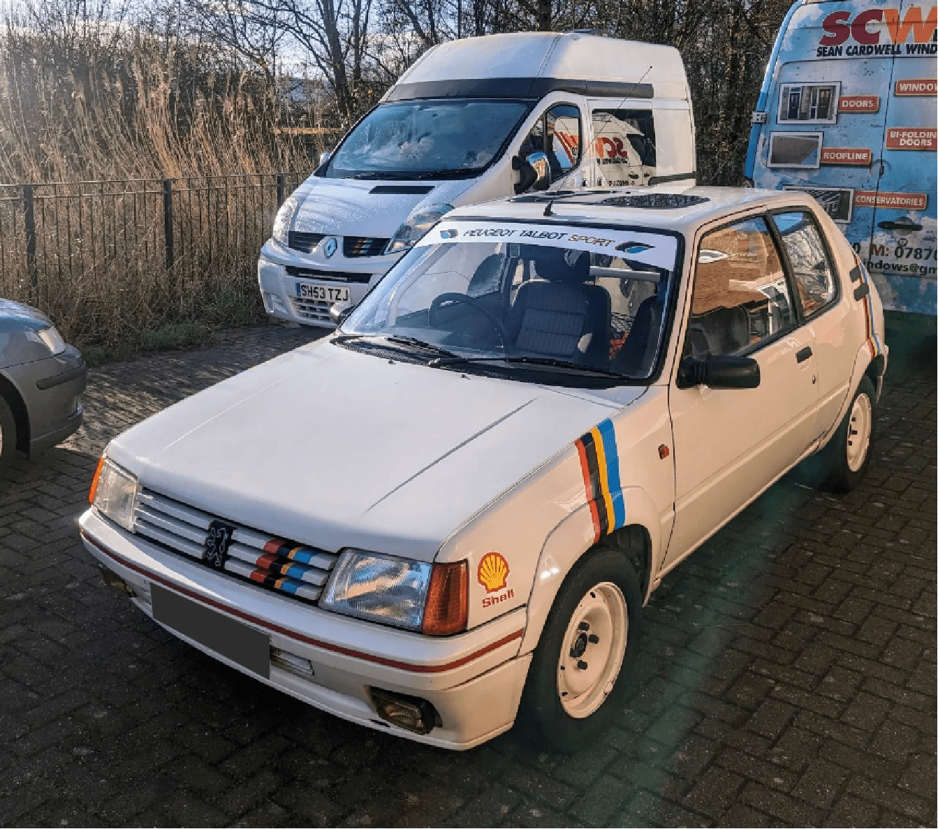 Bandeau pare-soleil Peugeot 205 RALLYE/GTI PTS – Image 3