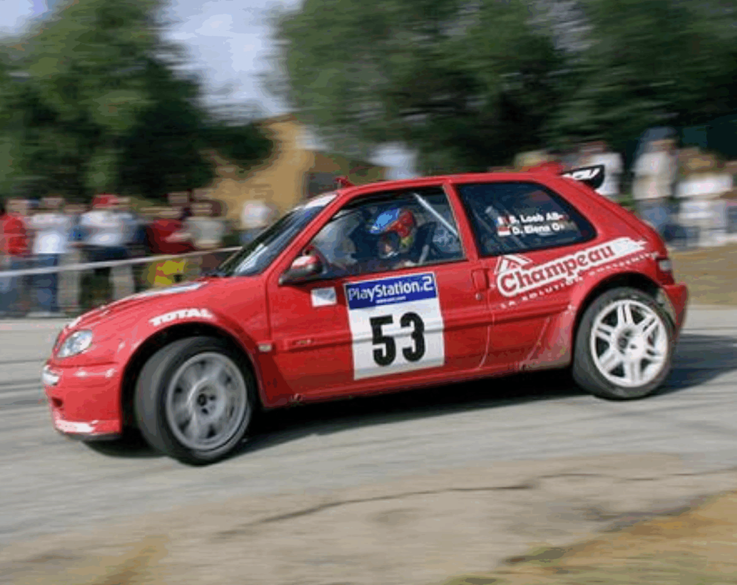 Sticker porte latéral Playstation 2 "Tour de corse 2001" – Image 3
