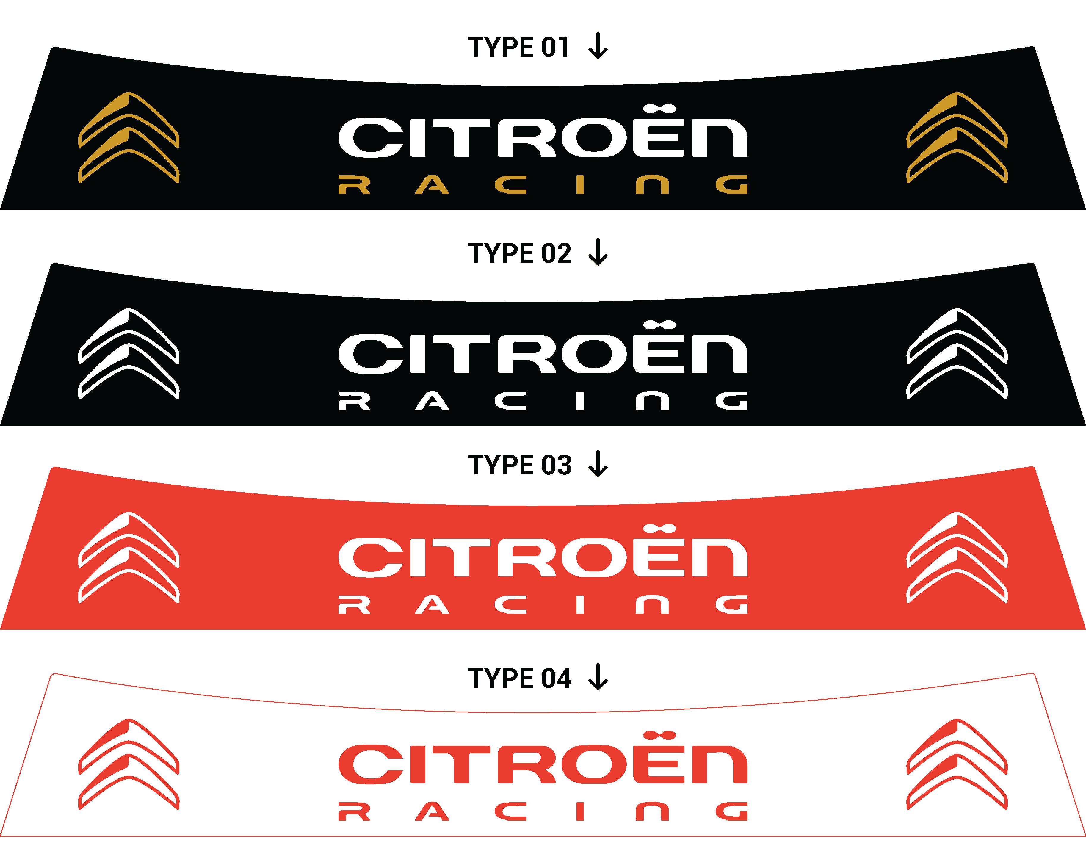 Bandeau pare-soleil Citroën Saxo VTS Citroën racing